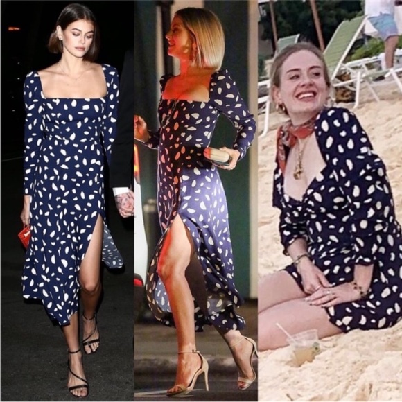 Reformation Cady Dress in Splatter - Picture 5 of 7